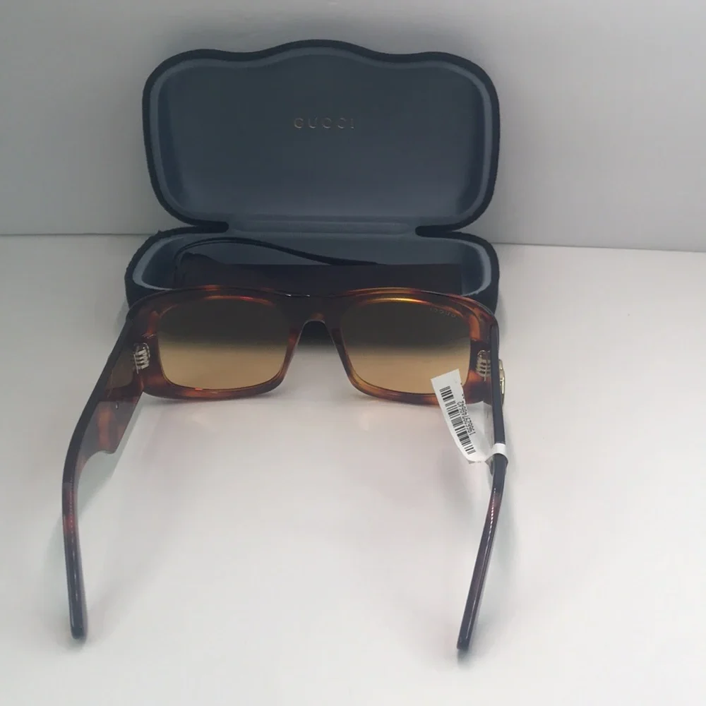 💯- New Authentic Gucci™ GG1251S 002 56 - Havana Sunglasses